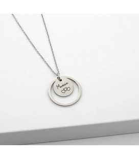 Circle necklace for Mom